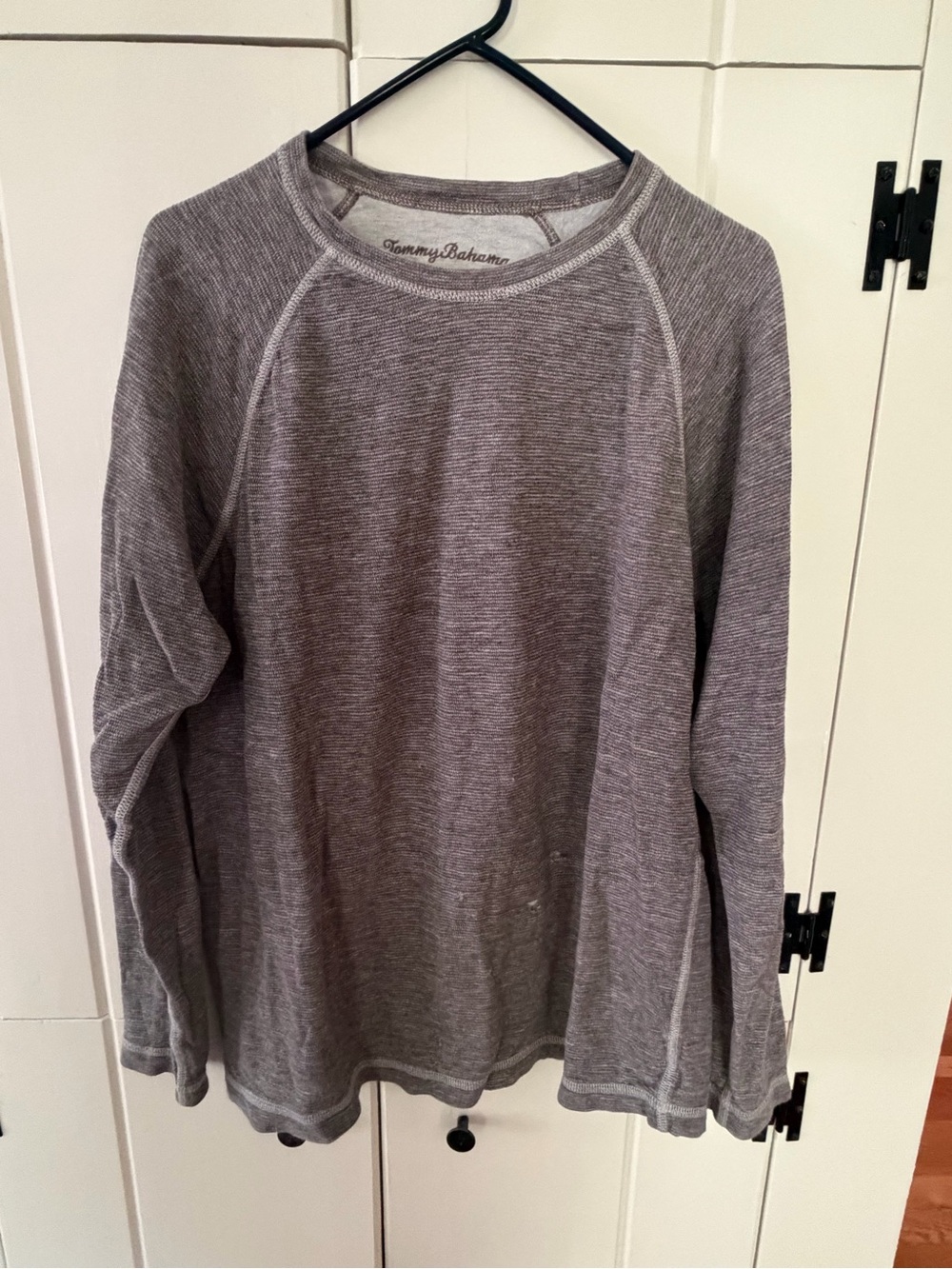 Tommy Bahama Heather Gray Crewneck Thermal